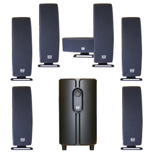 7.1 SLS Audio Surround Sound Speaker and Subwoofer Set