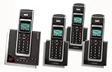 Produkt-Bild: Swissvoice Eurit 758 Quattro schnurloses ISDN Telefon mit digitalem Anrufbeantworter und 3 zus&auml;tzlichen angemeldeten Mobilteilen