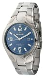 Peugeot Men's 1005BL Silver-Tone Bracelet Watch