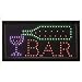 Hellum 300017 LED Schild "Bar" mit Flie�-Effekt, 148 bunte LED'S, 48 x 25 cm, Innenbeleuchtung
