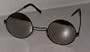 John Lennon Round Hippie Mirror Lens Sunglasses Black Frames