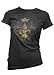 Gold Fleur De Lis Womens T-shirt, Gothic Womens T-shirts