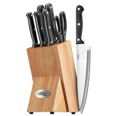 Ginsu 8pc Bakelite Block Santoku Knife