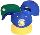 Golden State Warriors Blue/Gold Two Tone Snapback Adjustable Plastic Snap Back Hat / Cap