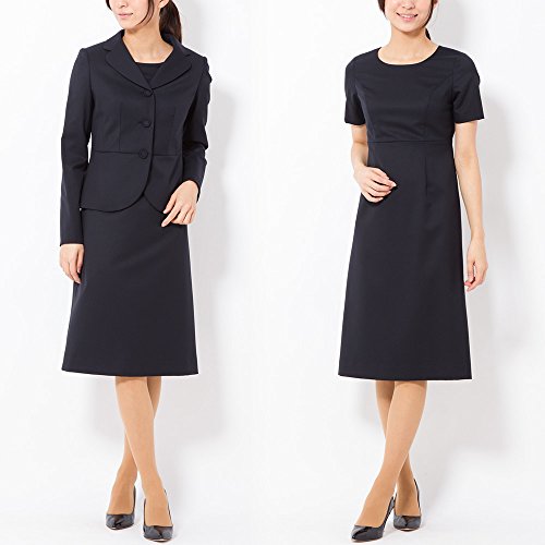 Amel(エイメル) シルクウールブレンドテーラードジャケット×ワンピーススーツ2点セット　 【お受験 面接対応】【入園式・参観日・卒園式・結婚式・礼服・セレモニー・フォーマル】