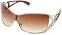 XOXO Women's Fortune Metal Sunglasses,Gold Frame/Brown Lens,one size