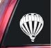 Hot Air Balloon Vinyl Decal Sticker - White