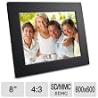 Viewsonic VFD823-50 8-Inch Digital Photo Frame with 800x600 High Resolution and Clock/Calendar (Black)