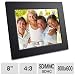 Viewsonic VFD823-50 8-Inch Digital Photo Frame with 800x600 High Resolution and Clock/Calendar (Black)