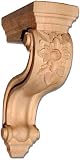 10 h X 3-7/8w X 6 d - Small Aegean Maple Wood Corbels