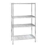 Review New Spec Inc  / Kitchen Shelving Unit - Chrome Finish