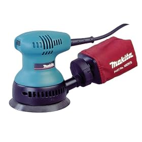Makita BO5010 2 Amp Palm Grip Random Orbit Sander with Cloth Dust Bag by Makita