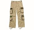 Vintage Paratrooper Cargo Pants, Khaki with Camo Trim