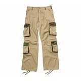 Vintage Military Authentic BDU Pants Khaki Woodland Camo Accent Fatigues by Paintball Stuff 4 Less
