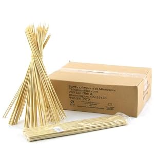 10,000pc case of Premium 11.8 Bamboo Skewers, 20bags X 100pc bag=2,000 pc box X 5boxes... by 