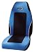 Blue And Black R Racing Street Fighter Universal-Fit Bucket Seat Cover