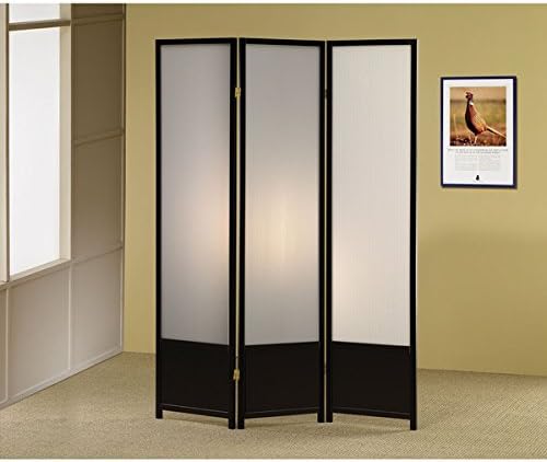 Faux Leather Brown Snakeskin Room Divider (China)