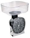 Salter 135 11-Pound Mechanical Kitchen Scale with Clear Bowl, Chrome