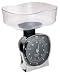 Salter 135 11-Pound Mechanical Kitchen Scale with Clear Bowl, Chrome