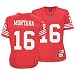 Reebok San Francisco 49ers Joe Montana Women's Throwback Premier Team Color Jersey