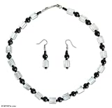 Bead jewelry set, 'Daisy' 0.4 W 17.7 L