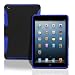iPad Mini Lightweight Hard Shell Case with Built in Stand. Shock Absorbing Design. Blue