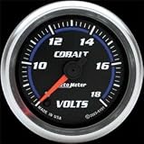 Auto Meter | 6391 2 1/16 Cobalt Series - 8-19 Volts Voltmeter