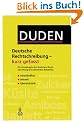 Duden, Deutsche Rechtschreibung kurz gefasst