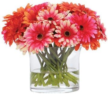 Mixed Silk Gerbera Daisy Arrangement