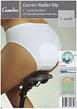 Produkt-Bild: Damen Radler Slip, Funktionsunterw&auml;sche mit Sitzpolster, weiss
