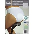 Damen Radler Slip, Funktionsunterw�sche mit Sitzpolster, weiss