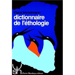 Dictionnaire de l'�thologie