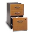 Series C Natural Cherry Three Drawer Pedestal (Assembled) By Bush Furniture