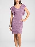 GUESS by Marciano Pointelle Lace Sweater Dress