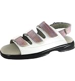 Sandbaggers Lucy Sandal - Black/White