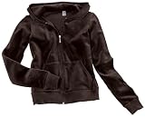 District Threads - Ladies / Juniors Velour Fitted Full Zip Hoodie. DT219