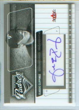 Jake Peavy Autograph 2005 Fleer Baseball Classic Clippings Diamond Signings Card No # & #/25 Signed San Diego Padres / Chicago White Sox