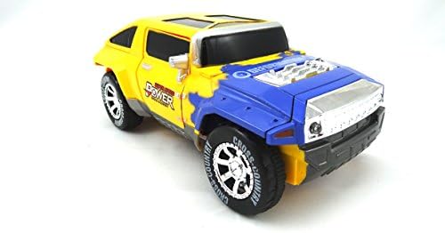 Racing Truck With Lights And Sounds Transforms Into Robot Battery Operated Toy Truck 2 in 1 Toy Car
