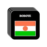 Niger - "BOBOYE" Set of 4 Mini-Mousepad Coasters