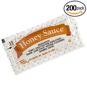 Portion Pack Honey Sauce, 0.32-Ounce Single Serve Packages (Pack of 200) by Portion Pack