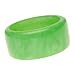 Jewelry : Translucent Lime Green Resin Bangle Bracelet