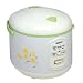 Sanyo ECJ-N55F 5-1/2-Cup Rice Cooker, White with Green Accents and Flower Design