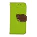 S4 Mini Case, Fulland Wallet Card Holder PU Leather Pouch Flip Leaf Style Case Cover with Stand for Samsung Galaxy S4 Mini I9190 Plus Stylus Pen and Screen Protector -Green