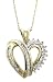 10kt Gold Diamond Heart Pendant with 18 Chain