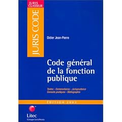 Code g�n�ral de la fonction publique 2003 (ancienne �dition)