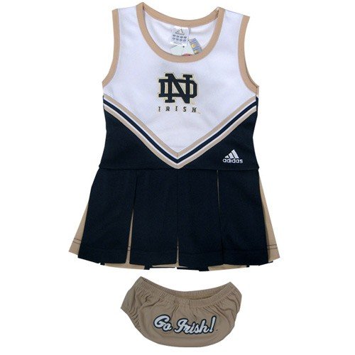 Adidas Notre Dame Fighting Irish Toddler 2-Piece Cheerleader Dress