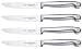 Mundial Future 4-Piece 5-Inch Steak Knife Set with Serrated Edge, Stainless Steel