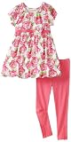 Flapdoodles Toddler Girls Bubble Dress Set