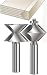 MLCS 7732 90 Degree Edge Banding 2 Piece Set, 1/2-Inch Shank