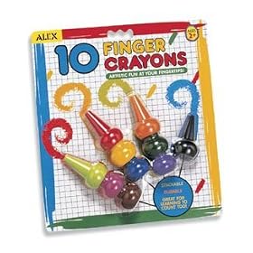Finger Crayons (Set of 10) by Crayons